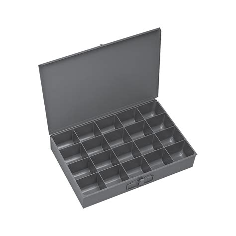 Large Steel Compartment Box, 20 Opening 